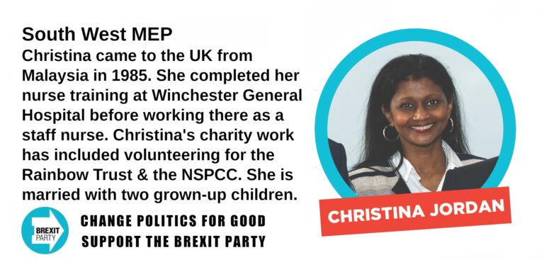 Brexit Party South West Christina Jordan